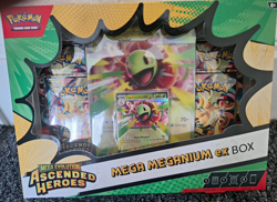 Pokemon TCG Mega Meganium ex Box Mega Evolution—Ascended Heroes Booster Promo - Image 1