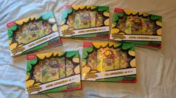 Pokemon TCG Mega Evolution Ascended Heroes Mega Meganium EX Box Booster Promo x5 - Image 1