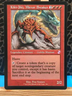 MTG - Kiki-Jiki, Mirror Breaker. Time Spiral Remastered - Timeshifted. Goblin. - Image 1