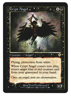 Magic The Gathering MTG - Invasion INV 2000 - #97 Crypt Angel FOIL x1 - Image 1