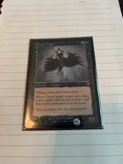 MTG Crypt Angel Invasion Foil Near Mint Condition - Image 1