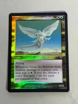 MTG FOIL Treva, the Renewer Invasion Magic the Gathering - Image 1