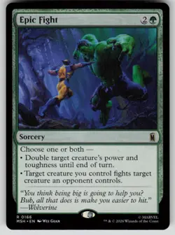 Epic Fight Rare Marvel Super Heroes 166 MTG Near Mint 2026 - Image 1