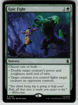 Epic Fight Rare Marvel Super Heroes 166 MTG Near Mint 2026 - Image 1
