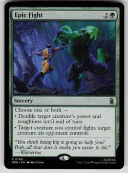 Epic Fight Rare Marvel Super Heroes 166 MTG Near Mint 2026 - Image 1