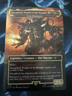 Ghazghkull, Prophet of the Waaagh! - (Borderless FOIL) Secret Lair - Image 1