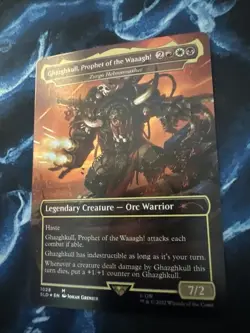 Ghazghkull, Prophet of the Waaagh! - (Borderless FOIL) Secret Lair - Image 3