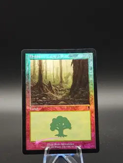 Magic The Gathering Odyssey Forest #348/350 Foil Lightly Played SP MTG TCG CCG - Image 1