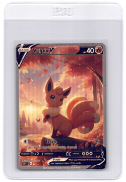 CUSTOMmade madeTOorder full art holo pokemon card PTL212 Vulpix - Image 1