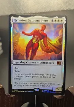Hyperion, Supreme Hero Commander: Marvel Super Heroes MTG Foil Near Mint - Image 1