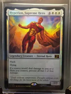 Hyperion, Supreme Hero Commander: Marvel Super Heroes MTG Foil Near Mint - Image 3