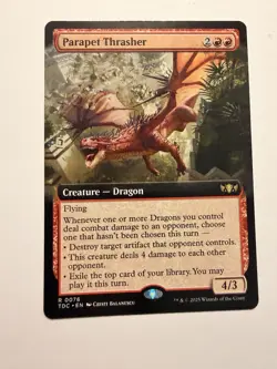 Parapet Thrasher (Extended Art) ✅Tarkir Dragonstorm ✅ Magic (mtg) - Image 1