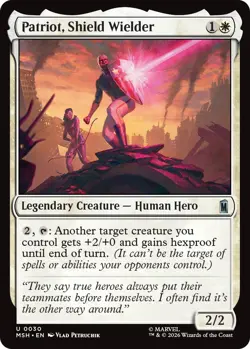 Foil Patriot, Shield Wielder - 30 - Marvel Super Heroes - Image 1
