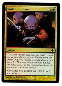 Violent Outburst x1 NM Alara Reborn Magic - Image 1