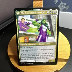 Jennifer Walters 18 Mythic Marvel Super Heroes Magic: The Gathering NM MSH - Image 2