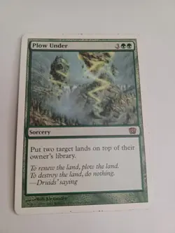 Plow Under Magic The Gathering Eight Edition #272 Rare MTG TCG CCG - Image 1