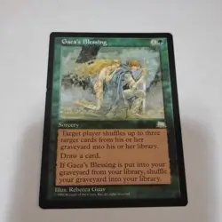 MTG Gaea's Blessing Weatherlight Uncommon MP - Image 1