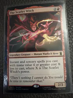 THE SCARLET WITCH Magic MTG Marvel Surper Heroes Promo Foil - Image 1