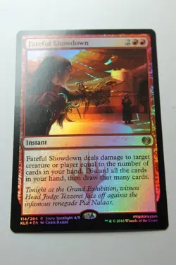 MTG Fateful Showdown x1-Foil -Kaladesh-Lightly Played - Image 1
