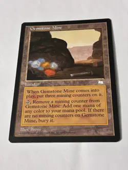 MTG 1997 Magic The Gathering Vintage Weatherlight Gemstone Mine LP M115 - Image 1