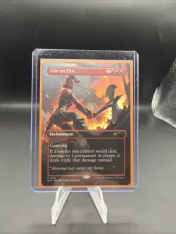 City on Fire 1803 Secret Lair Drop Magic The Gathering - Image 1