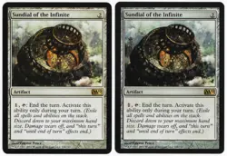 Sundial of the Infinite x2 2x M12 Core Set 2012 Colorless Artifact MTG NM AZ2 - Image 1