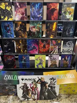 MTG Final Fantasy Art Series Signed Serialized Lot (21) - Image 1