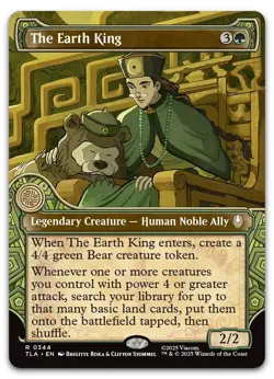 The Earth King (Showcase) #344 (NM) Avatar: The Last Airbender TLA Magic MTG - Image 1
