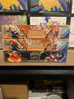 Disney Lorcana wilds unknown x2 + whispers in the well x1 booster boxes sealed - Image 1