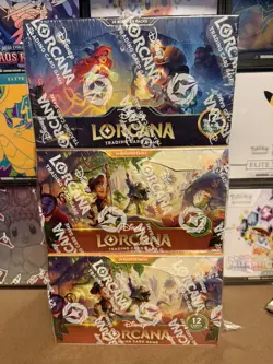 Disney Lorcana wilds unknown x2 + whispers in the well x1 booster boxes sealed - Image 2