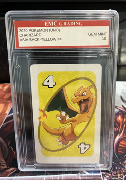 CHARIZARD 2020 Pokemon #4 EMC GRADED 10 ASIA BACK GREAT POKEMON CARD MINT - Image 1