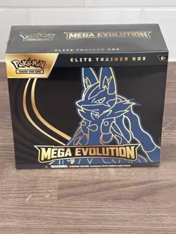 Pokemon TCG Mega Evolutions Lucario Elite Trainer Box ETB New Sealed - Image 1