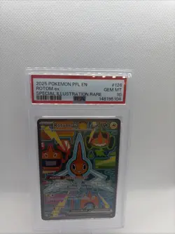 Rotom ex #126 PSA 10 GEM MINT 2025 Pokemon PFL Special Illustration Rare SIR - Image 2