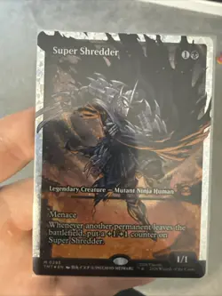 MTG Super Shredder Fracture Foil Teenage Mutant Ninja Turtles 295 - Image 2
