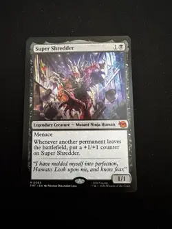 Super Shredder Teenage Mutant Ninja Turtles MTG Non Foil - Image 1