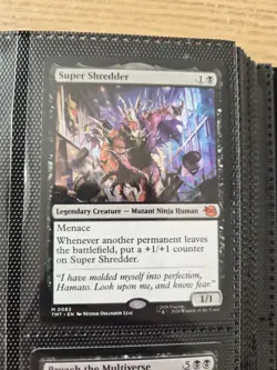 Super Shredder Teenage Mutant Ninja Turtles MTG Non Foil - Image 1