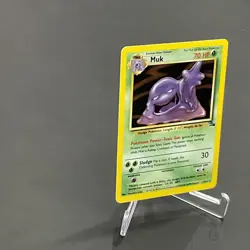 Muk Fossil Holo Foil Rare - Pokemon TCG 1999 Fossil Set Vintage Card # 13/62 - Image 3