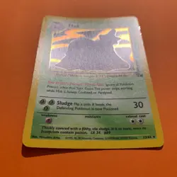 Muk Holo Rare 13/62 Fossil Pokemon Card LP Original Rare WOTC 13/62 - Image 4