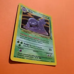 Muk Holo Rare 13/62 Fossil Pokemon Card LP Original Rare WOTC 13/62 - Image 5