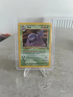 Pokemon Muk Card Unlimited Holo Rare 13/62 Fossil - Image 1