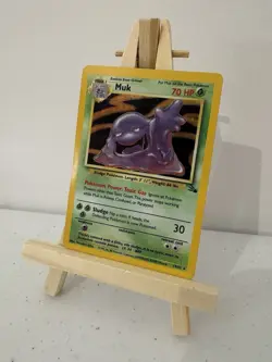 Muk Fossil Holo Rare Card 13/62 Vintage 1999 Pokemon TCG - Image 1