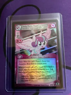 My Little Pony Collectible Card Game- Baby Flurry Heart, Newborn Nightmare - #25 - Image 1