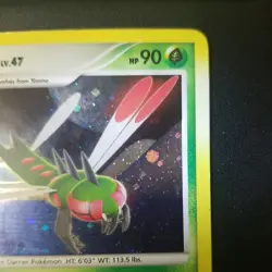 Yanmega Holo Rare 17/146 Diamond Pearl Legends Awakened LP Pokemon Card - Image 3
