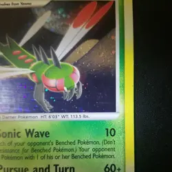 Yanmega Holo Rare 17/146 Diamond Pearl Legends Awakened LP Pokemon Card - Image 4