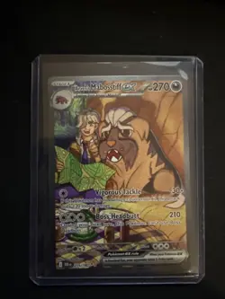 Pokemon Mabosstiff ex Card - Rare Trading Card Game Collectible - Image 1