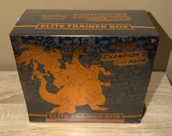 Pokemon TCG Sword & Shield Champions Path ETB Elite Trainer Box - New/Sealed - Image 1