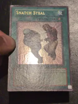 Yu-Gi-Oh! ULTRA RARE CARD SNATCH STEAL MRL-036 1996 VINTAGE PRINT LP - Image 3