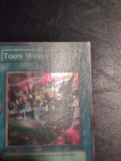 Yu-Gi-Oh! SUPER RARE CARD TOON WORLD MRL-076 1ST LP - Image 5