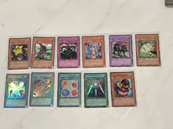 Yugioh Card Lot 1996 Holo 11 Card Lot TCG Yu-Gi-Oh Kazuki Takahashi Magic Cards - Image 1