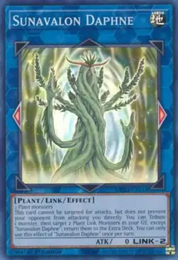 2x Sunavalon Daphne - MP22-EN114 - Super Rare - 1st Edition NM YuGiOh Cards - Image 1